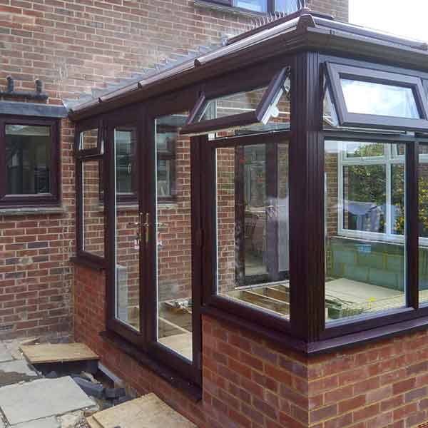 Gabled conservatory