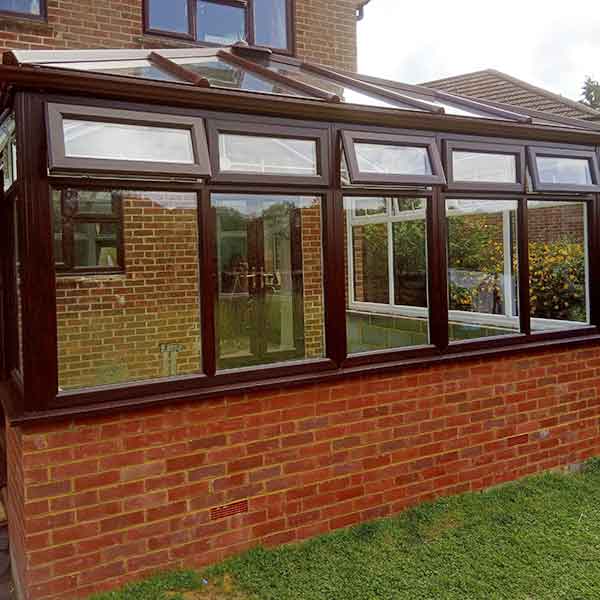 Gabled conservatory